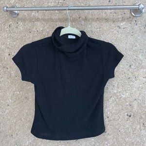 Pacsun Ribbed Black Turtleneck Shirt